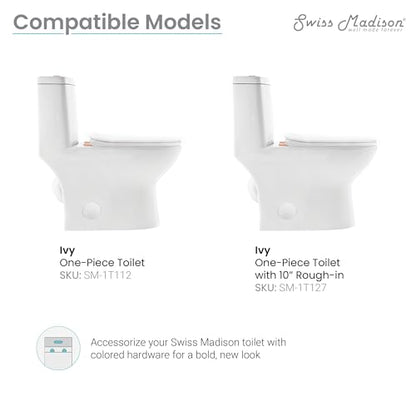 Swiss Madison Well Made Forever SM-CH02BG, Toilet Hardware Rose Gold (SM-1T112) - color: Brushed Rose Gold