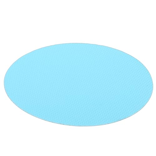 Fabater Anti Slip Shower Stickers, 24 Pcs Round Bathtub Non Slip Stickers for Tub & Shower Floor, Premium PEVA with Strong Adhesive for Pools and Stairs, Easy Apply (Blue) - color: Blue