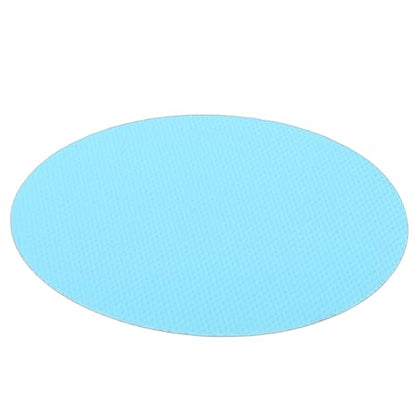 Fabater Anti Slip Shower Stickers, 24 Pcs Round Bathtub Non Slip Stickers for Tub & Shower Floor, Premium PEVA with Strong Adhesive for Pools and Stairs, Easy Apply (Blue) - color: Blue