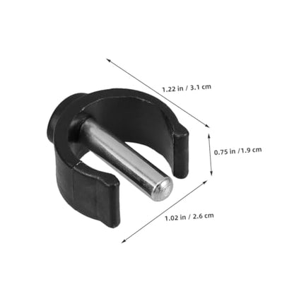 8pcs Handrail Clamp Replacement Lock Clips for Toilet Safety Frame Easy Assembly for Pipe Nonslip Tips to Enhance Stability and Reduce Slip Risks