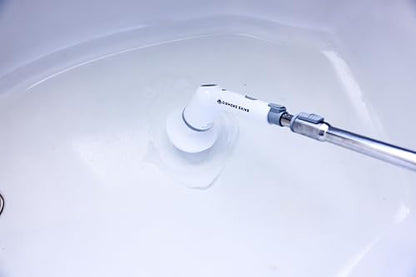 7-in-1 Cordless Spin Scrubber – Rechargeable Electric Power Scrubber with Extendable Handle & 7 Brush Heads for Kitchen, Bathroom, Tile, Grout & Floors