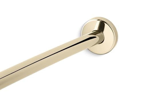 KOHLER K-9351-AF EXPANSE CURVED SHOWER ROD - CONTEMPORARY, Vibrant French Gold - color: Vibrant French Gold