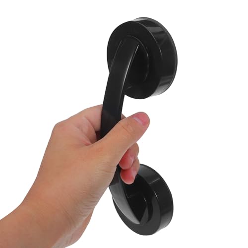 2pcs Suction Cup Handles for Glass Door and Refrigerator Drawer, Strong Suction Power, No Residue, Plastic Material, Easy No-Drill Installation for Bathrooms and Hotels