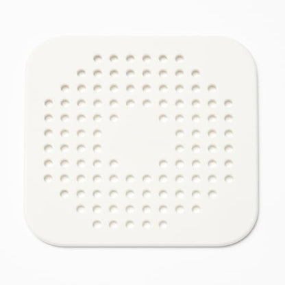 Silicone Drain Protector, Gray Anti-Clog Hair Catcher for Shower and Bathtub, 5.7 Inch Flexible Strainer with Easy Clean Design