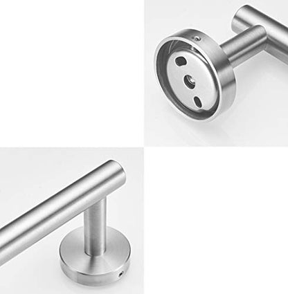 Towel Bar, 12-Inch Hand Towel Holder, Bathroom Accessories SUS304 Stainless Steel Towel Rack, Bath Hardware Brushed Nickel, Wall Mounted - color: Brushed Nickel, size: 12-Inch