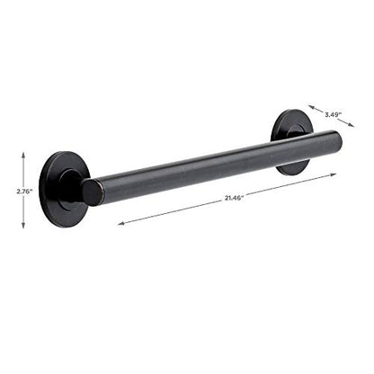 Delta Faucet 41818-RB Contemporary Grab Bar, 18-Inch, Venetian Bronze - color: Venetian Bronze, size: 18 Inch