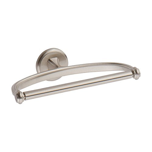 Ginger Circe Towel Ring (7.8 Inch) Modern Solid Brass Towel Holder for Bathroom or Kitchen, Hand Towel Rack, Satin Nickel - color: Satin Nickel, size: Towel Ring