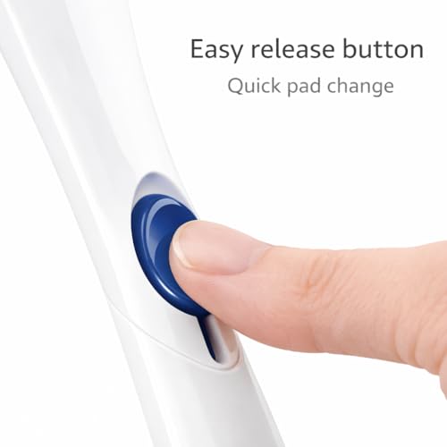 Disposable Toilet Bowl Cleaning Wand System with Replaceable Scrubbing Heads, Handle and Single-Use Refills for Bathroom Cleaning