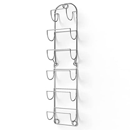 Towel Racks for Bathroom Wall Mounted Metal Wine Rack Towel Shelf Towel Holder for Bath Chrome - color: Chrome