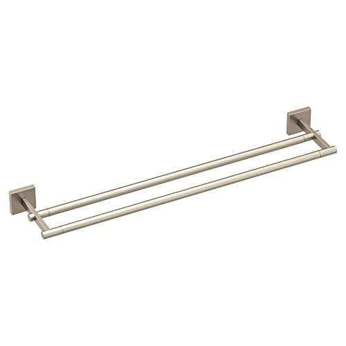 MoenTriva Brushed Nickel 24" Double -Towel Bar, BP1822BN - color: Brushed Nickel