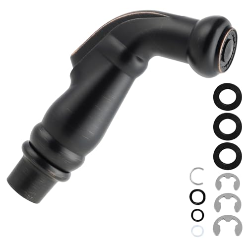 Universal Kitchen Side Sprayer Head, Nozzle Head Only, Oil Rubbed Bronze | NSF/ANSI/CAN 372 Certified, Compatible with Delta, Moen, Kohler and Other OEM Brands Pull Out Spray Head, Nozzle Head Only - color: Oil Rubbed Bronze, style: Nozzle Head Only