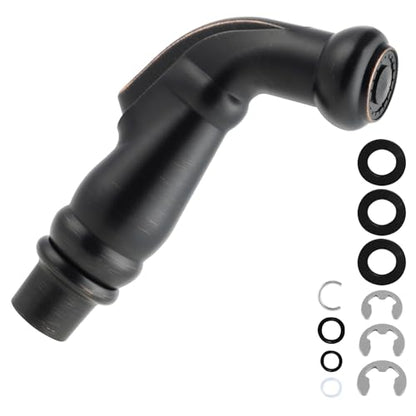 Universal Kitchen Side Sprayer Head, Nozzle Head Only, Oil Rubbed Bronze | NSF/ANSI/CAN 372 Certified, Compatible with Delta, Moen, Kohler and Other OEM Brands Pull Out Spray Head, Nozzle Head Only - color: Oil Rubbed Bronze, style: Nozzle Head Only