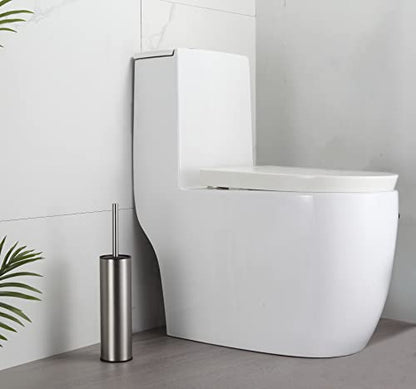 BGL Toilet Brush and Holder,Stainless Steel Toilet Brushes for Bathroom with Holder, Toilet Bowl Brush and HolderBrushed Nickel - color: Brushed Nickel