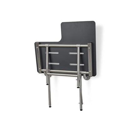Seachrome 32" x 22.5" Teak Reversible Folding Transfer Tub/Shower Seat with Legs, ADA Compliant - color: Teak, size: 32 x 22.5 in.