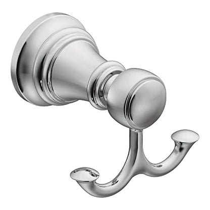 Moen YB8403CH Weymouth Double Robe Hook, Chrome - color: Chrome