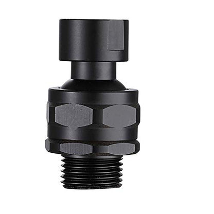 Shower Head Swivel Ball Adapter Brass Adjustable Shower Arm Connector Universal Showering Component (Matte Black) - color: Matte Black