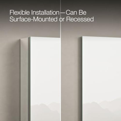Kohler Verdera 34 in. W x 30 in. H Recessed Medicine Cabinet in Anodized Aluminum - size: 34" W x 30"H, style: Standard