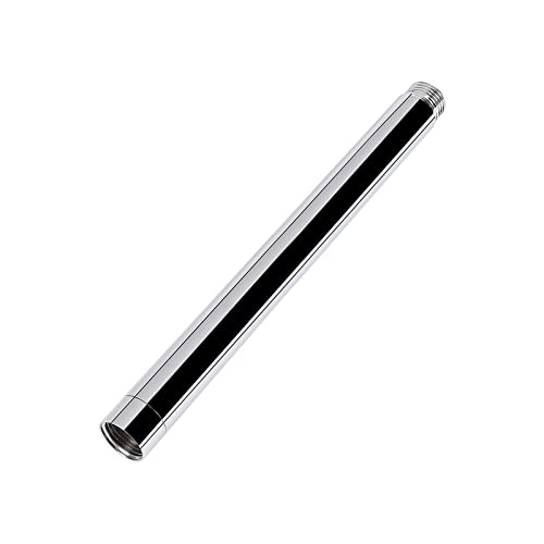 Shower Head Extension Arm, Shower Extender Water Outlet- Lowers Existing, Shower Pipe Extension for Bathroom, Made of Solid Metal Stainless Steel(10 Inch, Chrome Finish) - color: Chrome Finish, style: 10 Inch