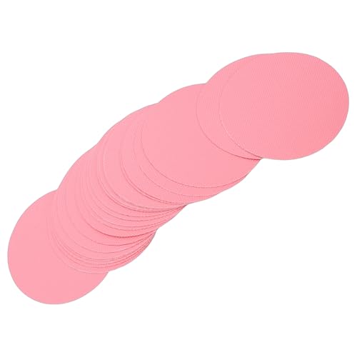 Aramox 24 Pcs Anti Slip Shower Stickers, Non Slip Bathtub Stickers for Bathtub, Bathroom (Pink) - color: Pink