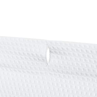 Amazon Basics Lightweight Super Soft Easy Care Microfiber Waffle Texture Shower Curtain , 72" x 72", White - color: White, size: 72"W x 72"L (Pack of 1), style: Waffle Texture
