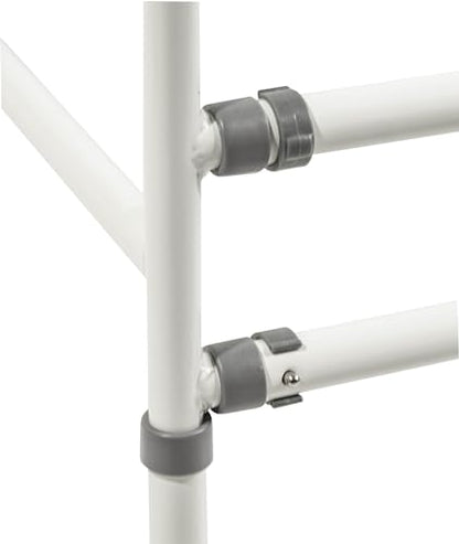 Aidapt Free Standing Support Toilet Safety Frame with Adjustment for Height and Width with Non Slip Feet Flat Pack