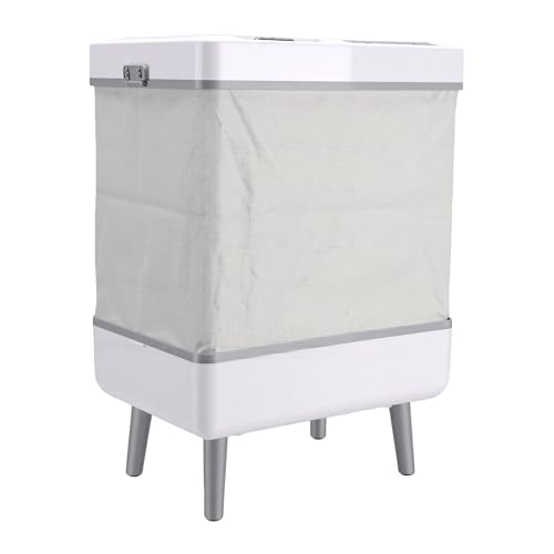 Fafeicy Towel Warmer Bucket Foldable 35L Towel Heater with Timer LED Display ABS Large Capacity 20 30 60 90 Min Heating Drying Mode for Home Spa Apartment Dorm (US Plug)