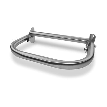 Extend-A-Hand Folding Grab Bar Extension 16" | Heavy-Duty Stainless Steel Wall-Mounted Bathroom Safety Bar for Shower, Toilet & Bathtub - color: Stainless Steel, size: 16x12 inches