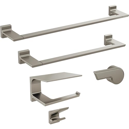 Delta Pivotal (1-Pack) Towel Hooks Brilliance Stainless Steel Double Bathroom Hooks Wall Mounted for Robes & Towels Hand Towel Hook Holder Kitchen, Bathroom Accessories 79936-SS