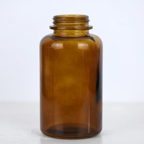 15 oz Amber-Tinted Thick Glass Foaming Soap Dispenser, Refillable Foaming Soap Dispenser with Black Rust-Proof Foam Pump, Suitable for Bathrooms and Kitchens (1, Amber) - color: Amber