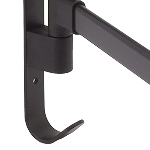 Swivel Towel Rack, Wall Mounted Aluminum Matte Back Towel Bar, Towel Holder with Bottom Hook and Multi Arms for Coats, Clothes, Handbags, Umbrellas(3 Rods) - color: 3 Rods
