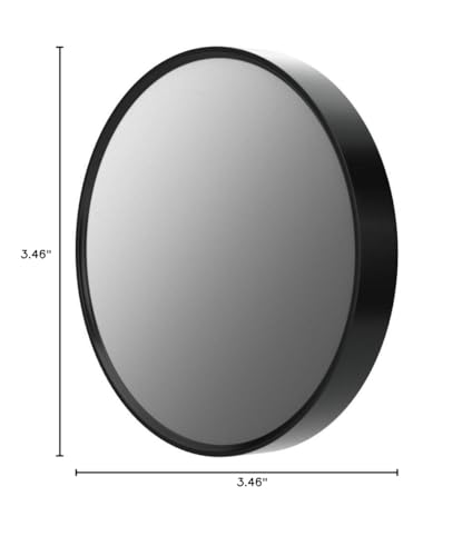 TTSAM 10X Magnifying Makeup Mirror, Round Mirror 2 Suction Cups Facial Makeup Cosmetic Absorption Shaving Home Makeup Travel Essential(Diameter 3.46 inches) - size: 3.5"L x 3.5"W