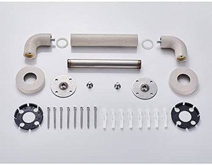 Bathroom Handles Grab Bars for Bathtubs and Showers, Stainless Steel Bathroom Grab Bar, Constant Temperature Non-Slip Marble Texture Surface Safety Handrail, Bathtub W