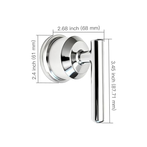 All Metal Replacement for Moen Tub/Shower Lever Handle, Compatible with Moen Posi Temp Shower Handle and for Cartridge,Single Handle Faucets for Adjust Water Volume and Temperature,Retro Chrome - color: Retro Chrome