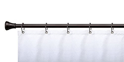 Shower Rings, Shower Curtain Rings for Bathroom, Rustproof Zinc Shower Curtain Hooks Rings, Set of 12 (Oil Rubbed Bronze) - color: Oil Rubbed Bronze