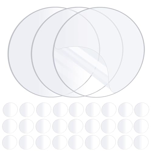 ZOMPAGO Heavy Duty Double Sided Mounting Circle TapePicture Hanging 30PCS | Waterproof, strong high strength adhesion, removable no residue, shower applicable, durable wall mounting adhesive dots - size: 30PCS（Circle）