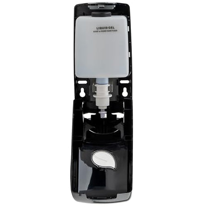 Winco 1000ml Black Pur-Clean Manual Foam Soap Dispenser | Easy push, Refillable, Commercial-grade - color: Black, style: Manual Foam