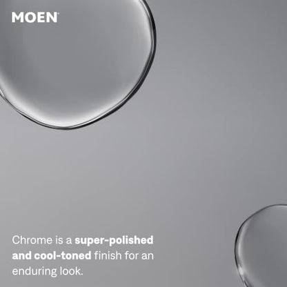 Moen Revyl Chrome Single-Handle 6-Spray Tub and Shower Faucet with Valve, 7-Inch Showerhead and Magnetix Handheld Showerhead, 82772