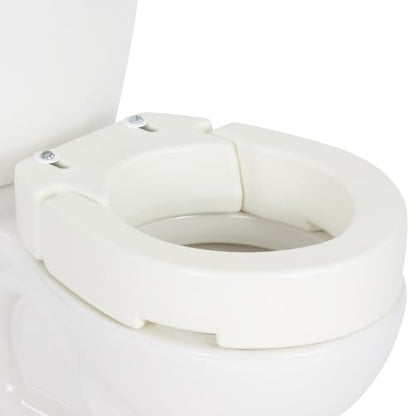 Vive Raised Toilet Seat (Elongated, Adds 3.5 Inches) - Elevated Toilet Seat Riser & Extender for Seniors & Handicap - High Rise Toilet Extension for Elderly - Portable Commode Toilet Booster for Adult | Riser & Extender for Seniors & Handicap - High Rise