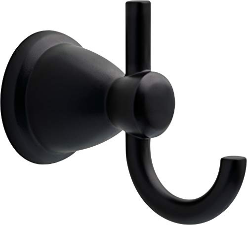 Franklin Brass 5-Piece Matte Black Bathroom Set (2) Towel Racks, Ring, Toilet Paper Holder, Hook | Kinla Bath Accessories - color: Matte Black, style: 5-Piece Bath Accessory Set