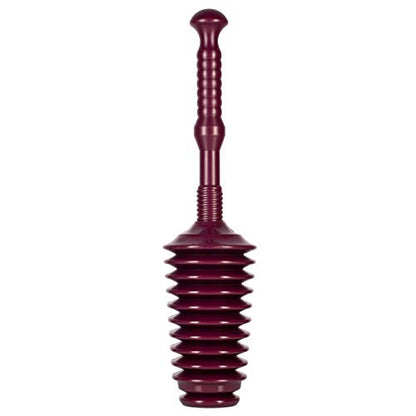 Master Plunger MP500-B Heavy Duty Bathroom Toilet Plunger Kit with Short Bucket. All Purpose Plunger Equipped with Air Release Valve, Plum - color: Black