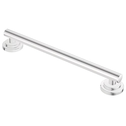 Moen YG0712CH Bathroom Safety 12-Inch Stainless Steel Modern Bathroom Grab Bar, Chrome - color: Chrome, size: 12 Inch