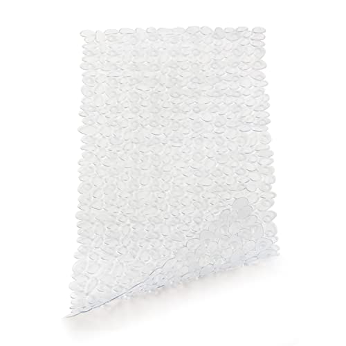 Bath Mats for Bathroom Tub 35x16 Inch,Bath Mat for Tub Feels Great on Tired Feet, Friendly Machine Washable Shower Tub Mats with 167 Big Suction Cups,Shower Mat,Bath Tub Mat,Clear - color: Clear, size: 35" x 16" (Rectangular)