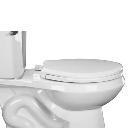 Centoco Lift & Clean, Slow Close Round Toilet Seat, 4100LC-001, USA, White | Lift-Off, Cover, Plastic, Made in the USA - color: White, size: Round, style: Lift and Clean