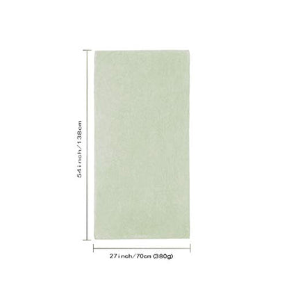 Xinrjojo Single Quick-Dry Microfiber Bath Towel Super Soft Plush Highly Absorbent Travel Towels-Seafoam Green - color: Seafoam Green