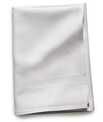 Solino Home 100% Pure Linen Absorbent Bath Towel White, Bath 30 x 54 in | Bath Sheets soft, highly absorbent and quick drying for bath, spa and pool | soft plain weave | OEKO-TEX Certified | low iron - color: White, size: Bath Towel - 30 X 54 Inch