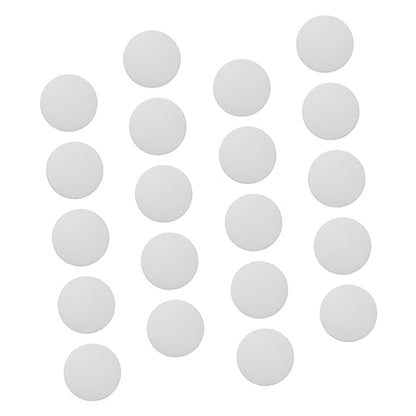 VOSAREA 20Pcs Slip Transparent Shower Stickers Round Safety Stickers for Bathtubs Stairs Pools Easy Installation Strong Adhesion Slip Protection