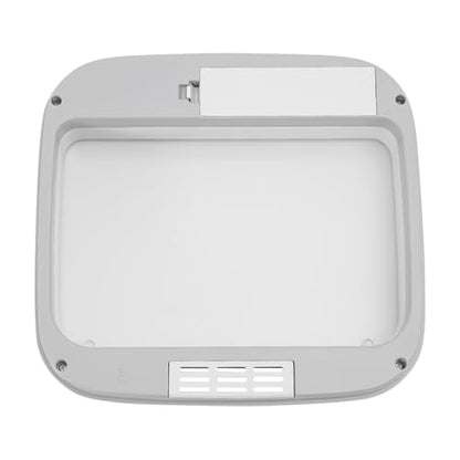 Touchless Motion Sensor Trash Can, 4 Gal Space-Saving Automatic Rectangular Waste Bin, White Garbage Can for Home, Office, Bathroom & Kitchen