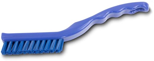 SPARTA Detail Brush Grout Brush, Crevice Brush with Hanging Hole for Bathroom, Kitchens, Countertop, Plastic, 9 Inches, Blue - color: Blue, size: 9 Inches