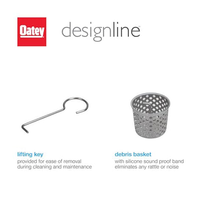 Designline 4 in. x 4 in. Square Drain Tile-in Grate - size: 4", style: Tile-In