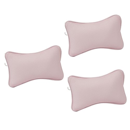 SOLUSTRE 3pcs Non-Slip Bathtub Pillow Full Body Suction Cups for Back Head Support Suitable for Standard Bath Tubs - size: Size 1x3pcs